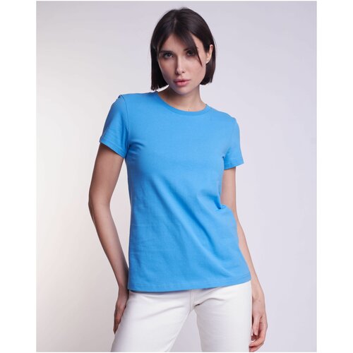 Футболка Uzcotton, размер 42-44\S, голубой футболка uzcotton размер 42 44 s голубой