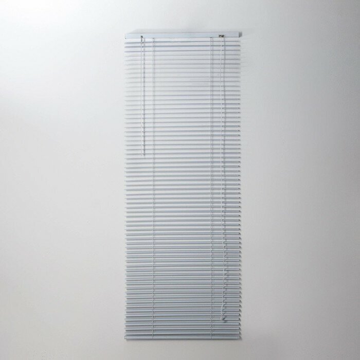 Жалюзи горизонтальные 60×160 см, цвет белый - фотография № 2
