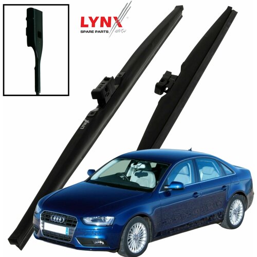 Дворники AUDI A4 (4) B8 ауди А4 седан рест. 2011 2012 2013 2014 2015 Щетки стеклоочистителя зимние LYNXauto 600мм-500мм к-т 2шт.