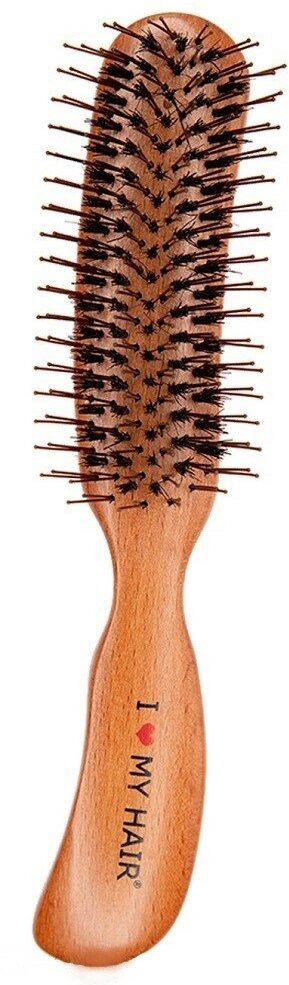 ILMH Щетка "SHINY BRUSH" расческа для волос с натуральной и нейлоновой щетиной 3001М