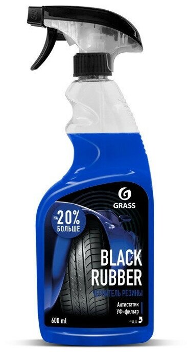 Полироль для шин Grass Black rubber 110384