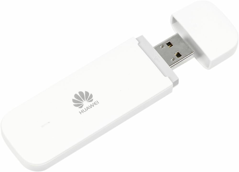 Модем 2G/3G/4G Huawei E3372h-153 USB +Router внешний белый