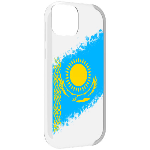Чехол MyPads флаг Казахстана для UleFone Note 6 / Note 6T / Note 6P задняя-панель-накладка-бампер чехол mypads герб казахстана для ulefone note 6 note 6t note 6p задняя панель накладка бампер