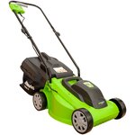 Электрическая газонокосилка Greenworks GLM1232, 1200 Вт, 33 см - изображение