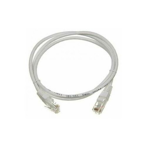 Патч-корд Lanmaster TWT-45-45-0.5-GY UTP вилка RJ-45-вилка RJ-45 категория 5е 0.5м серый ПВХ (упаковка: 1 штука) интернет кабель 40 метров патч корд rj 45 категория 5е utp