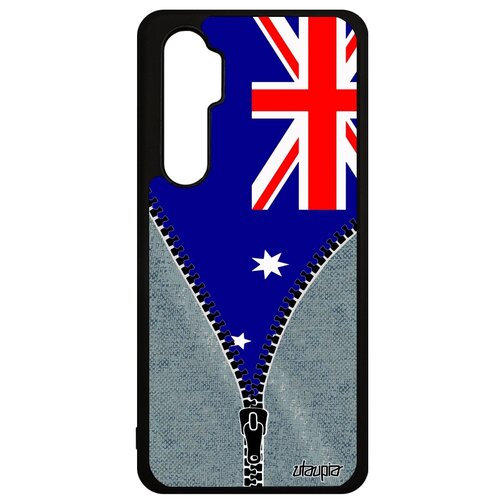 фото Чехол для смартфона xiaomi mi note 10 lite, "флаг австралии на молнии" государственный utaupia