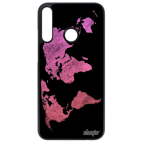 фото Чехол для смартфона p40 lite e, "карта мира" планета глобус utaupia