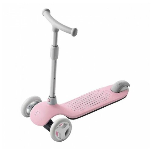 фото Детский самокат-кикборд xiaomi rice rabbit scooter (hbc01ym) розовый