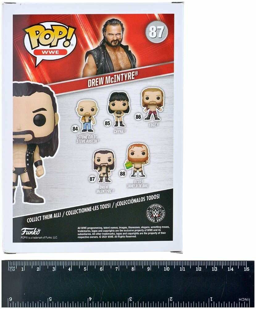 Фигурка Funko POP! Рестлинг: Дрю Макинтайр - фото №6