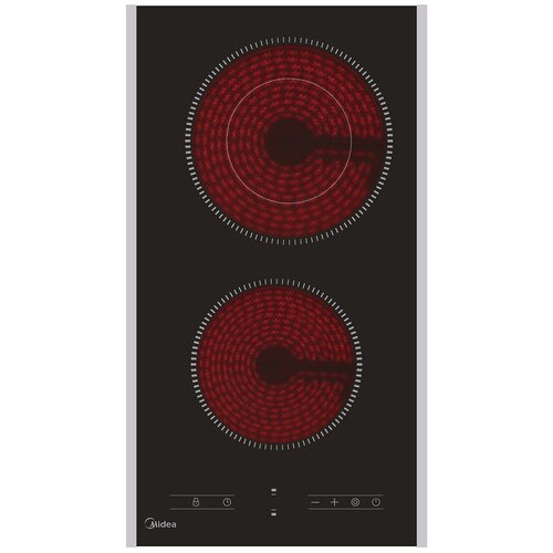 Индукционная варочная панель Midea MCH32330FX цвет панели черный цвет рамки серебристый 1299900₽
