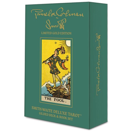 фото Набор u.s. games systems smith-waite deluxe tarot: gilded deck & book set