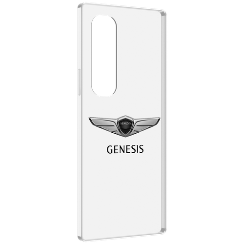 Чехол MyPads genesis-3 мужской для Samsung Galaxy Z Fold 4 (SM-F936) задняя-панель-накладка-бампер
