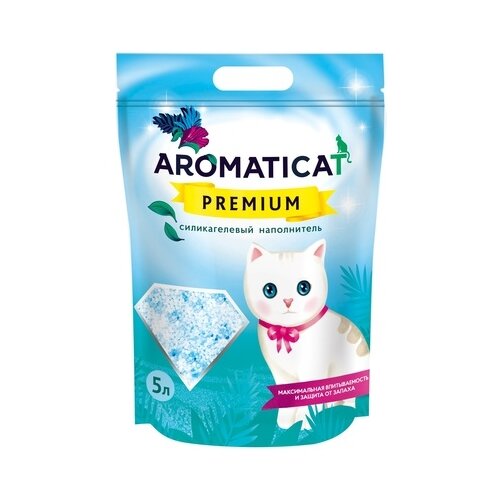 AromatiCat Силикагелевый наполнитель Premium 5л 2 кг 34404 (2 шт)