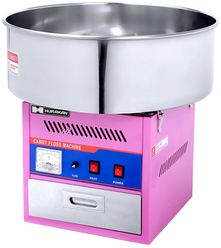 Аппарат для сахарной ваты Hurakan HKN-C2 розовый/серебристый