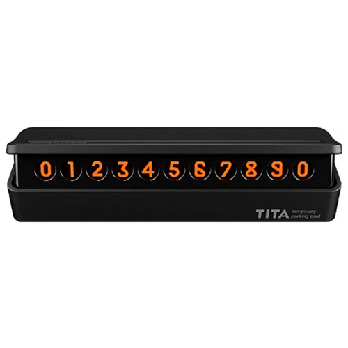 Наборная автовизитка Xiaomi TITA Temporary Parking Card black