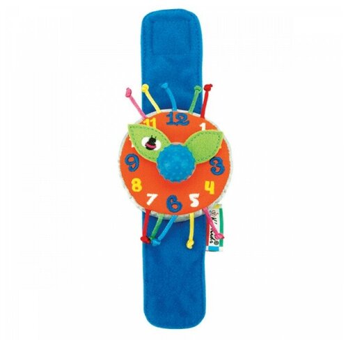 Развивающая игрушка Ks Kids Мои первые часы, синий/оранжевый