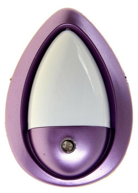 Ночник "Светлячок" с датчиком освещения, 3_LED х 1 Вт, 10 см (220В) фиолетовый/ в упаковке штук: 1 - фотография № 4