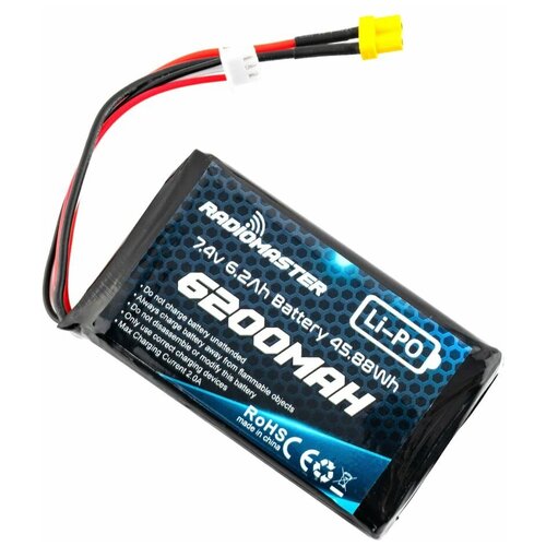 Аккумулятор для аппаратуры RadioMaster 6200mah 2S Lipo