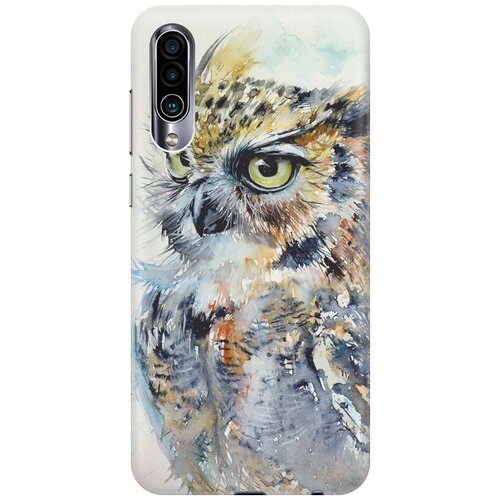 фото Re:pa накладка transparent для meizu 16xs с принтом "красочный филин"