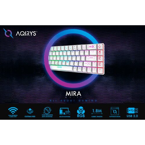 Игровая клавиатура AQIRYS Mira White