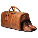 Мужская кожаная дорожная сумка Hamilton - изображение