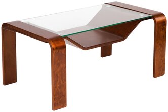 Столик журнальный Мебелик Гурон 1, ДхШ: 100 х 57 см, вишня