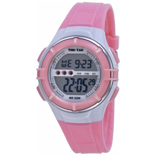 Наручные часы Тик-Так, розовый наручные электронные часы тик так н449 wr50 чёрные