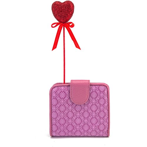 фото Кошелек pellecon 1248-321-18, фактура зернистая, розовый