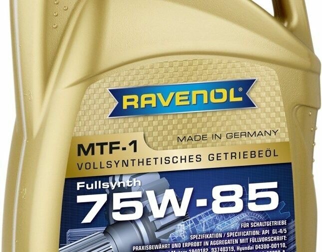 Масло трансмиссионное RAVENOL MTF-1 75W-85