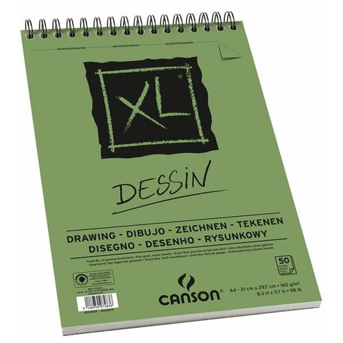 Купить Canson Альбом XL Dessin для графики, 50л, А4, 160гр
