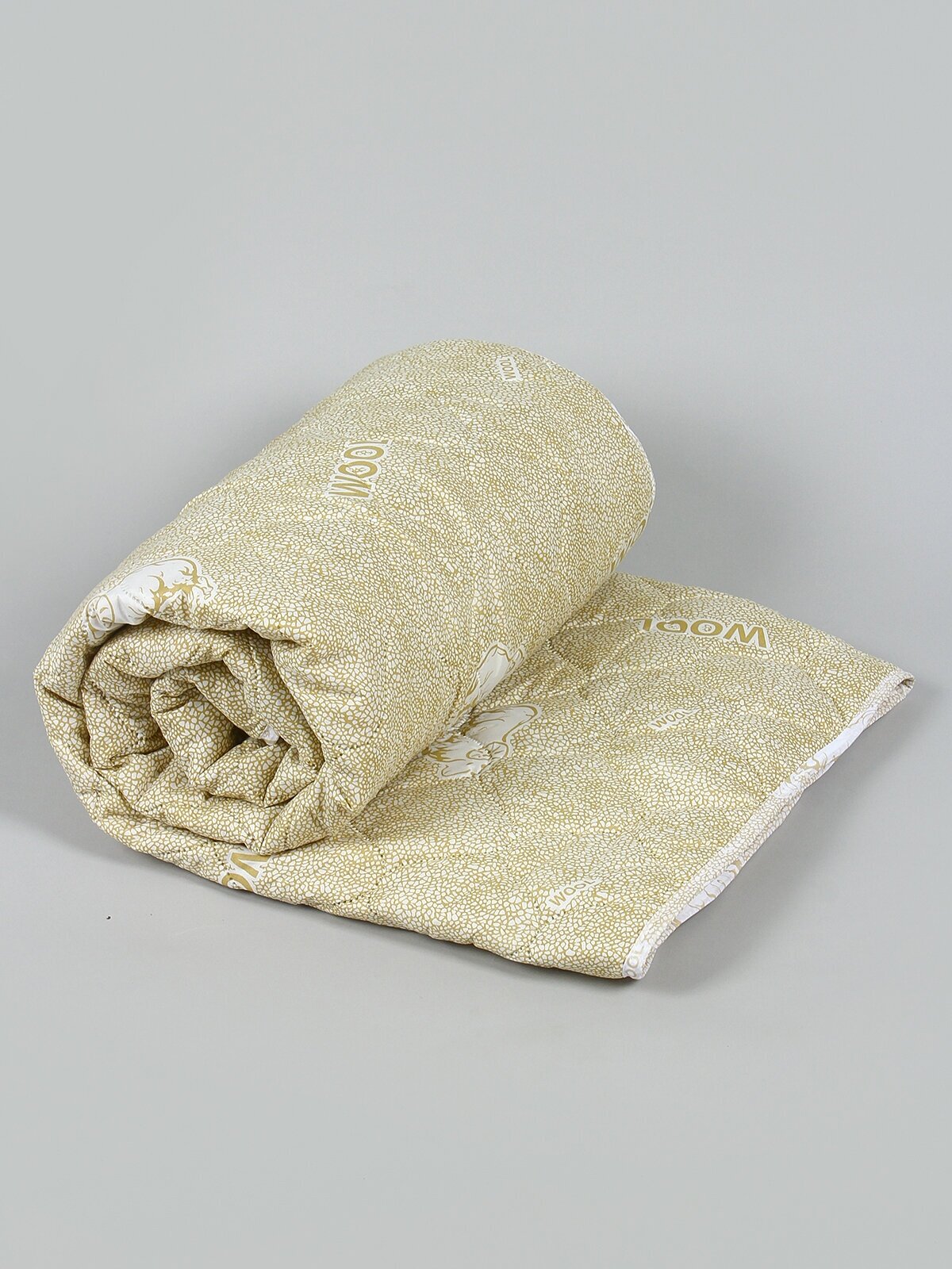 Одеяло "Овечья шерсть" облегченное, 2-х спальное, в полиэстере, плотность 150 г/м2 - фотография № 4
