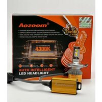 Светодиодные автомобильные лампы LED Aozoom H7. 12V 55W 4300K 2шт.