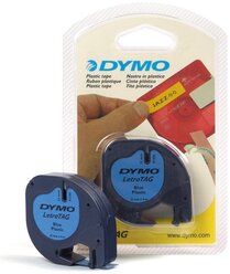 Картридж DYMO S0721650, 1 шт. черный/голубой