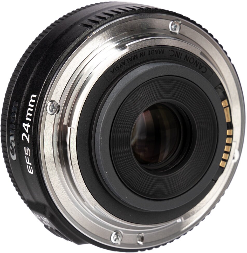 Объектив Canon EF-S 24mm f/2.8 STM, черный