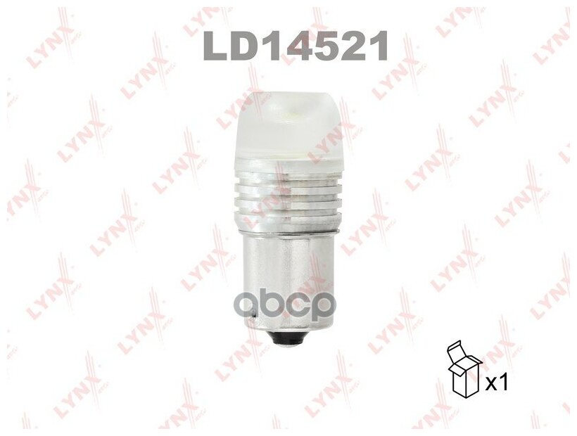 Лампа Светодиодная 12v P21w 21w Ba15s 12000k Lynxauto Led 1 Шт. Картон S25 Ld14521 LYNXauto арт. LD14521