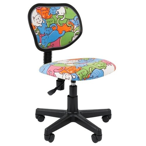 фото Компьютерное кресло chairman kids 106 детское, обивка: текстиль, цвет: котики
