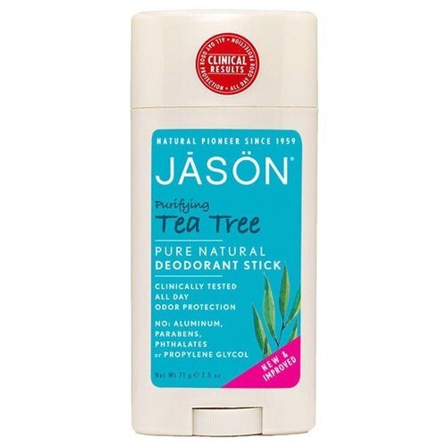 Jason Дезодорант-стик с маслом чайного дерева Purifying Tea Tree Pure Natural Deodorant Stick 71мл