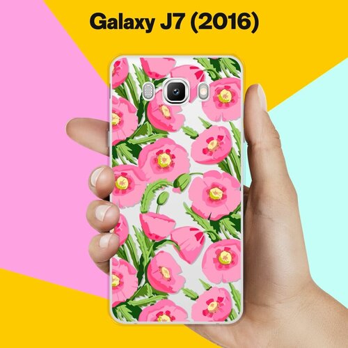 Силиконовый чехол на Samsung Galaxy J7 (2016) Маки / для Самсунг Галакси Джей 7 (2016) пластиковый чехол влюбленная пицца 2 на samsung galaxy j7 2016 самсунг галакси джей 7 2016