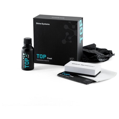 Shine Systems TOP Coat - гидрофобное керамическое покрытие для кузова, 30 мл (набор)