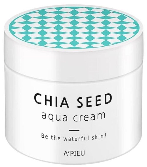 APIEU Chia Seed Aqua Cream увлажняющий крем для лица с семенами чиа, 110 мл