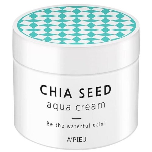 A'PIEU Chia Seed Aqua Cream увлажняющий крем для лица с семенами чиа, 110 мл