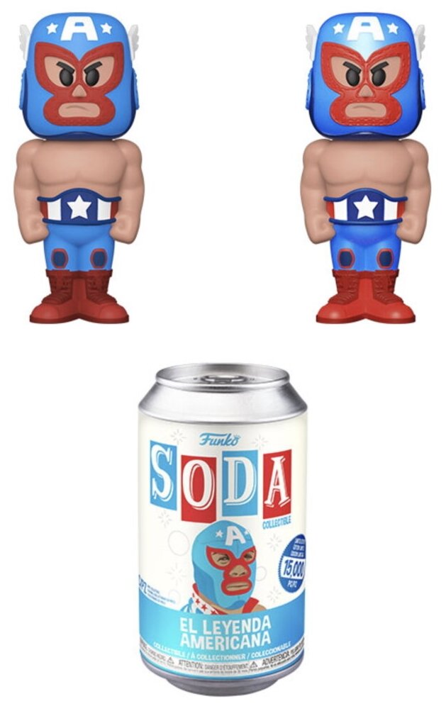 Фигурка Funko Soda - Luchadores Captain America