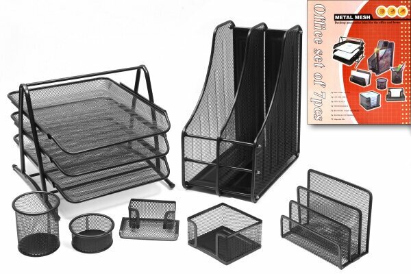 Набор канцелярский из 7-ми предметов(металл)
