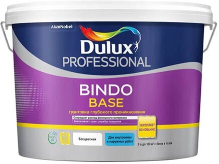 DULUX PRO BINDO BASE грунтовка профессиональная, универсальная (9л)