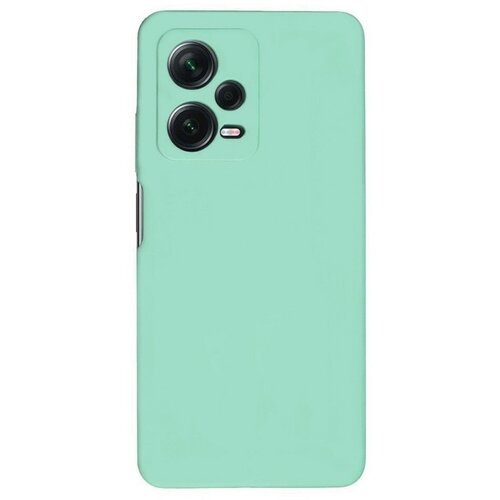 Накладка силиконовая Silicone Cover для Poco X5 Pro 5G / Xiaomi Redmi Note 12 Pro 5G бирюзовая чехол mypads девушка на мотоцикле для xiaomi redmi note 12 pro poco x5 pro задняя панель накладка бампер