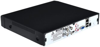 4-х канальный мультиформатный охранный гибридный видеорегистратор для аналоговых, HD-TVI, AHD, CVI камер