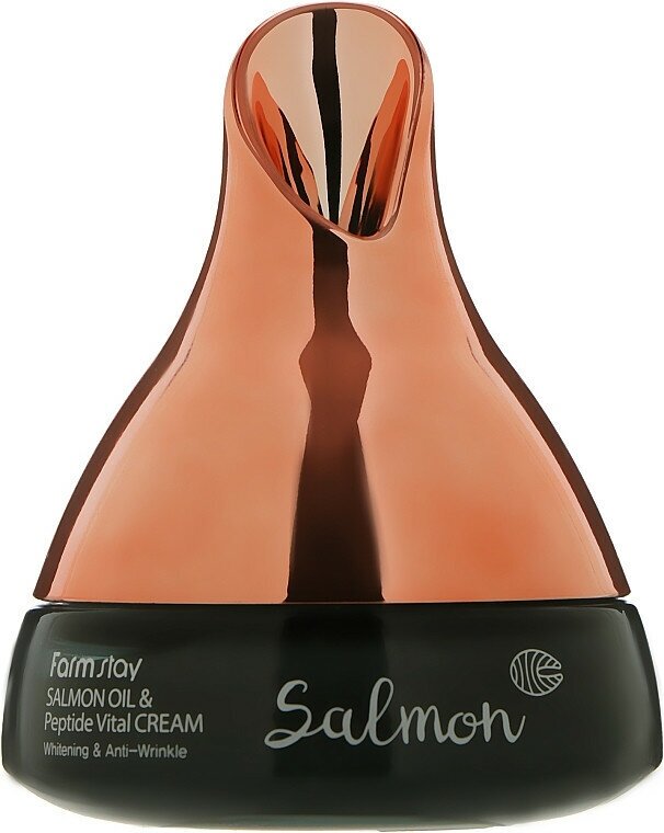 Омолаживающий крем с маслом лосося и пептидами FarmStay Salmon Oil & Peptide Vital Cream 50 г - фото №10