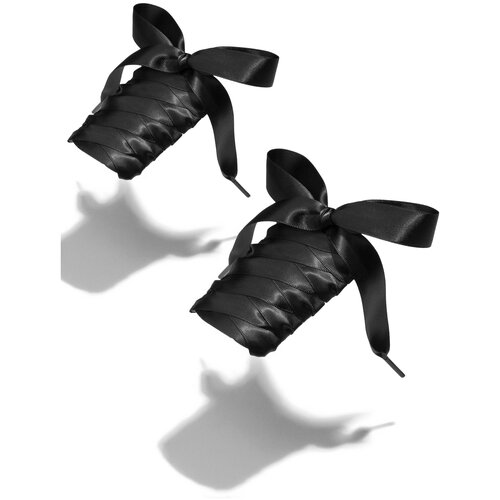 фото Шнурки "вечное лето" зеленый рассвет (черный) 140 см