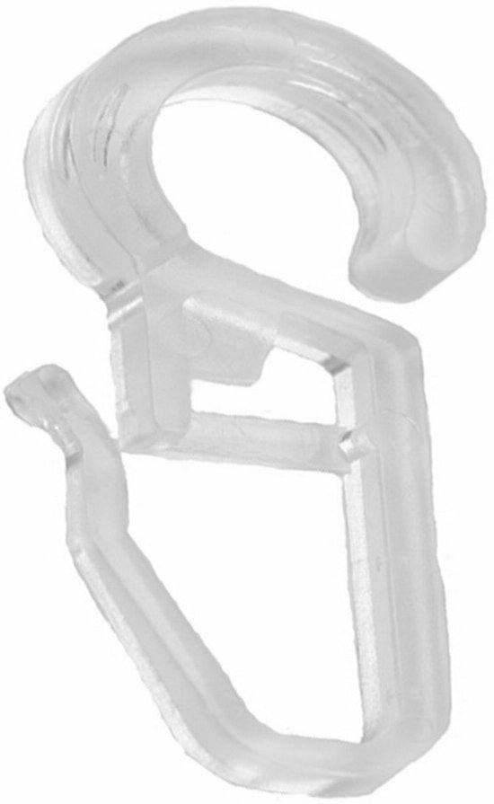 фото Крючки Уют для колец, 28 мм, 20 шт, пластик, прозрачный