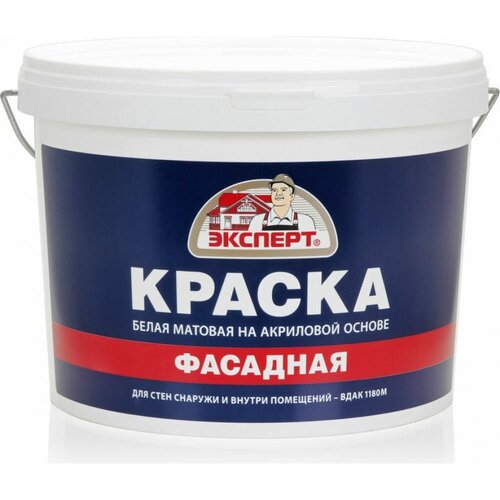 Фасадная краска Эксперт 9034 краска фасадная эксперт 9 л цвет матовый белый 82607809